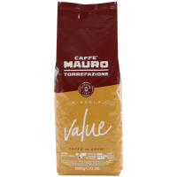 Mauro Value Bohnen für Kaffee und Espresso 1kg