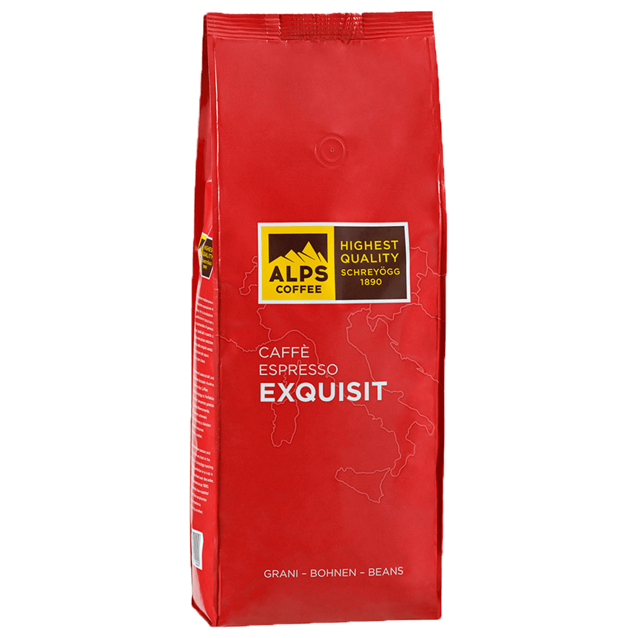 ALPS Coffee Exquisit 1000 Gramm Bohnen
