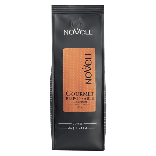 Novell Gourmet Responsable Bohnen für Kaffee und Espresso 250g