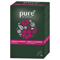 Pure Tee Selection Früchtetee Hibiskus & Himbeer - Geschmack 1 VE-25 Beutel