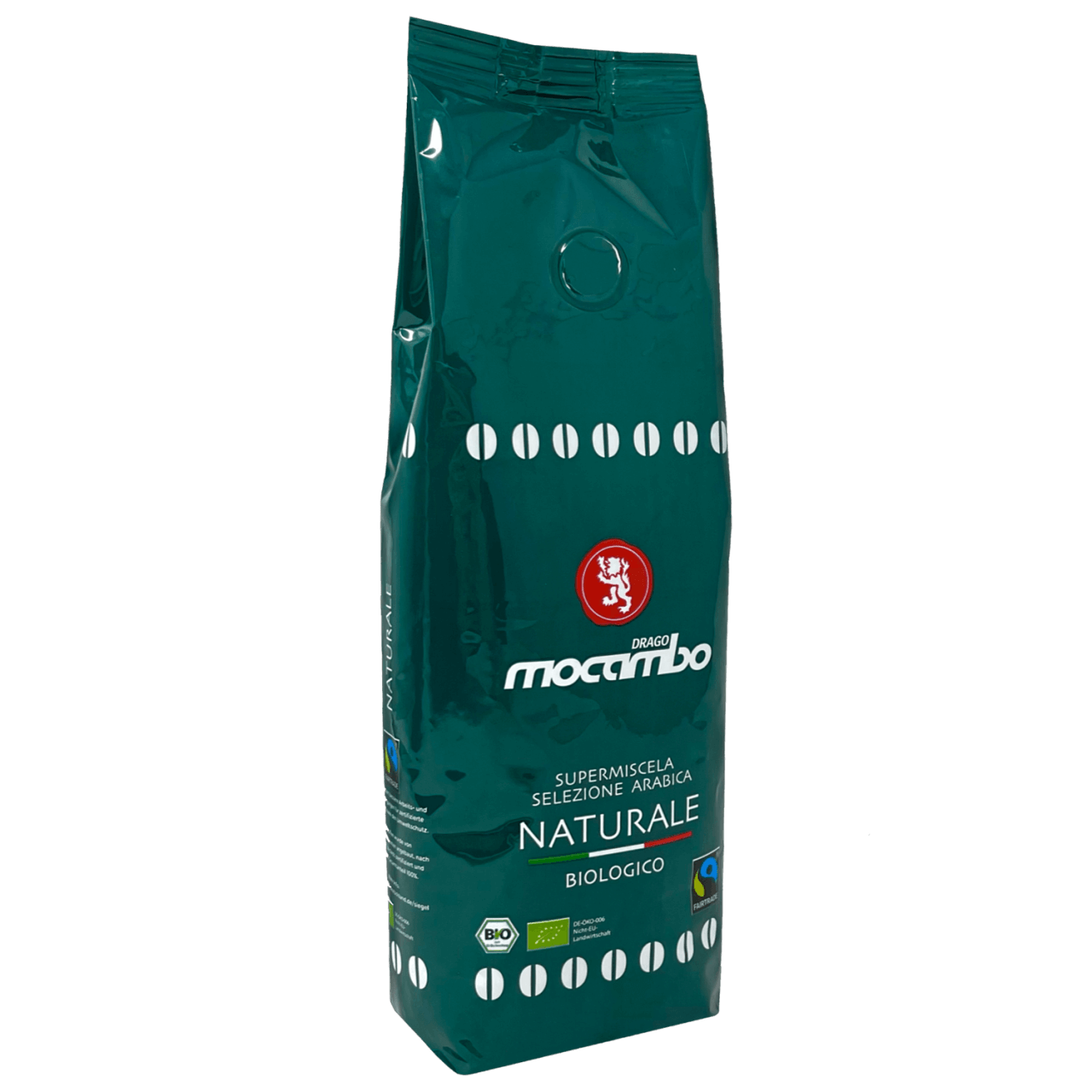 Mocambo Naturale Bio Bohnen für Kaffee und Espresso 250g
