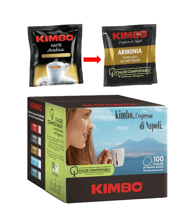 Kimbo Armonia Espresso Arabica ESE, 200 Kaffeepads