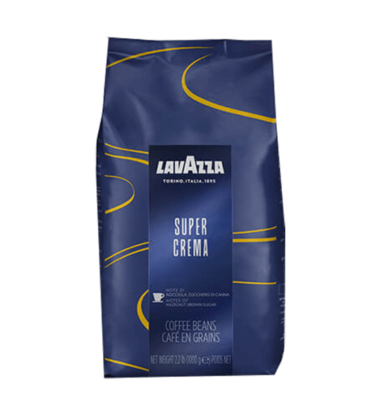 Lavazza Kaffee Super Crema 1kg Bohnen