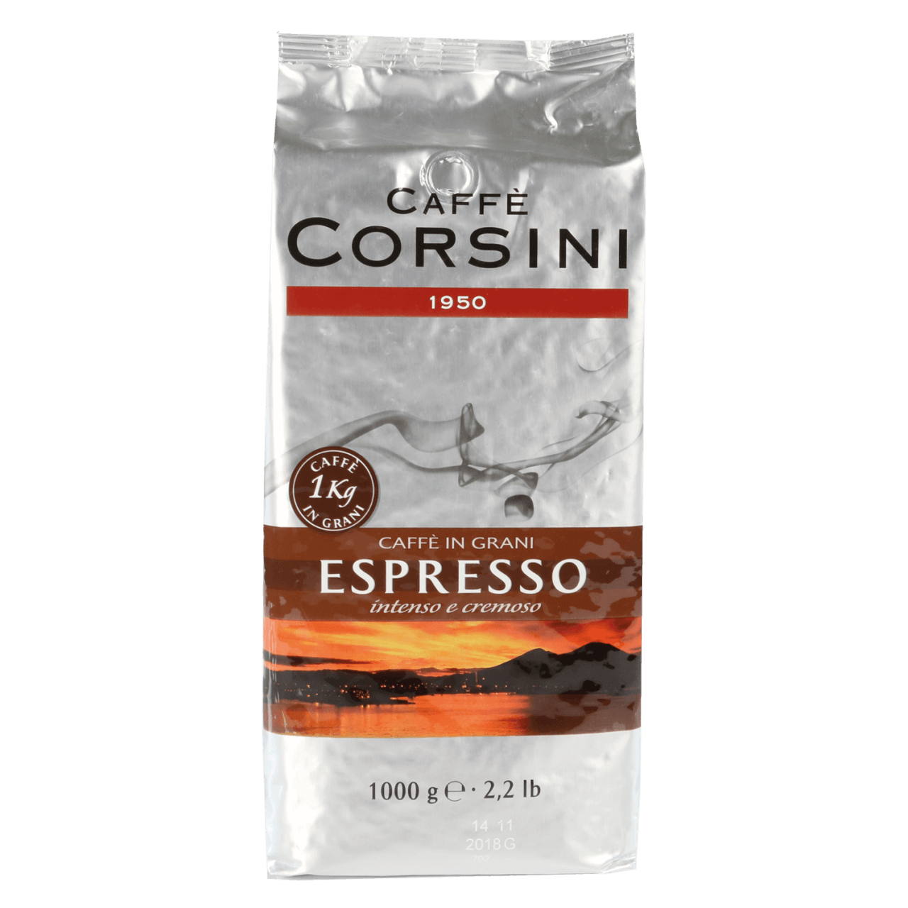 Corsini Espresso Bohnen für Kaffee und Espresso 1kg