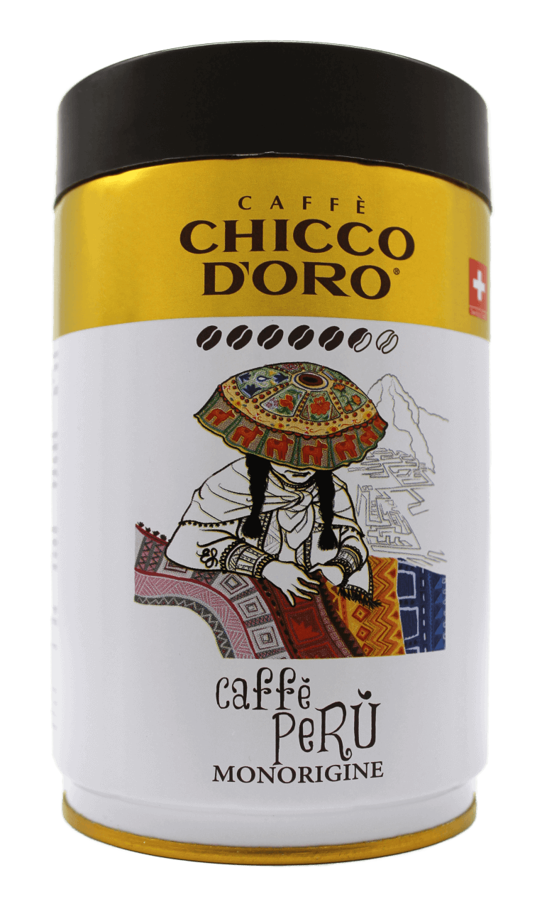 Chicco d'Oro Peru Dose 250g, ganze Bohnen