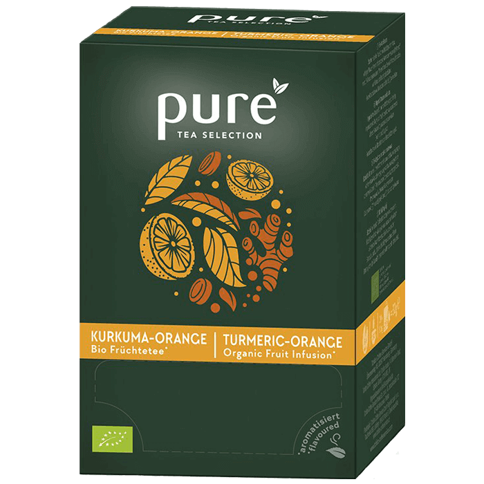 Tchibo Pure Tee Bio Kurkuma - Orange 25 Beutel, Tea Selection